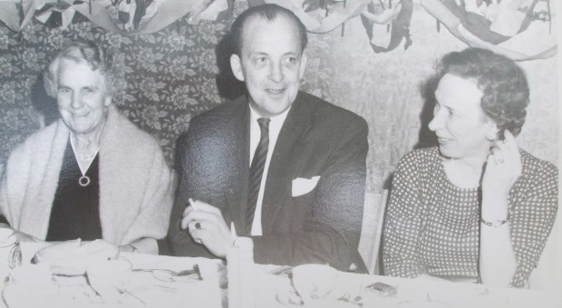 Lily Dowley, Albatross Representative and Dymphy Dowley at Dowley Social circa 1960