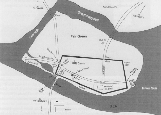 Medieval Carrick Map